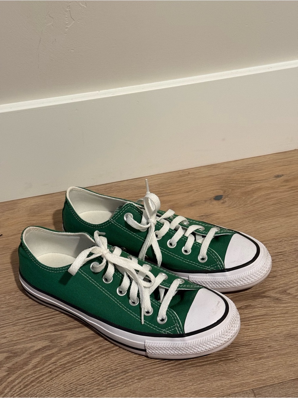 Kids Low-Top Canvas Sneakers in Green